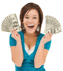 woman money bp - 免费PNG