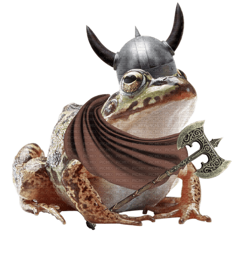 viking froggy - PNG gratuit