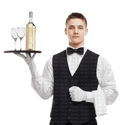 waiter Adam 64 - 無料png