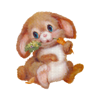 Kaz_Creations Cute Bunny Rabbit - Bezmaksas animēts GIF