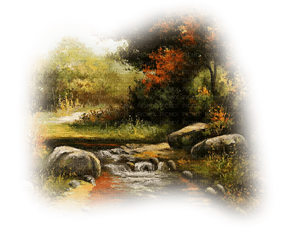 loly33 paysage automne - 免费PNG