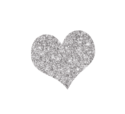 ♡§m3§♡ kawaii heart silver glitter animated - Gratis animerad GIF