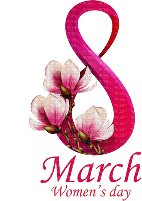 8 March.Women's Day.Victoriabea - zadarmo png