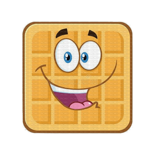 funny waffle - 免费PNG