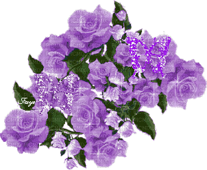 Flowers purple bp - GIF animado gratis