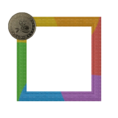 Small Rainbow Frame - GIF animasi gratis