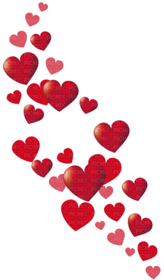 Kaz_Creations Valentine Deco Love Hearts - PNG gratuit