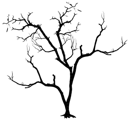 soave deco halloween gothic tree black - png gratis