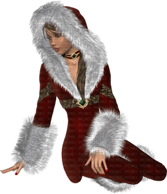 Kaz_Creations Christmas Poser Dolls - kostenlos png