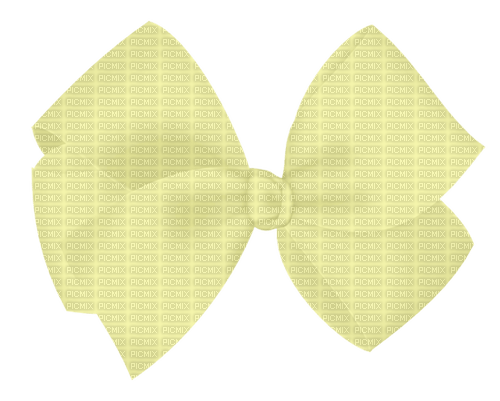 schleife bow gelb yellow - Free PNG