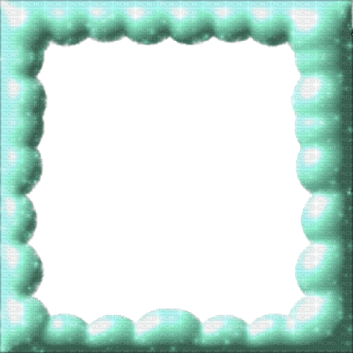 turquoise frame glitter - GIF animado gratis