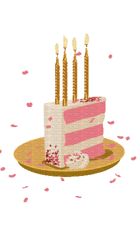 Happy Birthday Cake - Ingyenes animált GIF