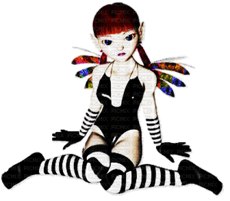 Goth Fairy - Free PNG