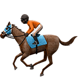 Horse Racing: Dark Skin Tone - Free PNG
