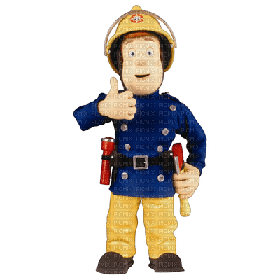 Kaz_Creations Cartoons Fireman 🚒 Sam - png gratis