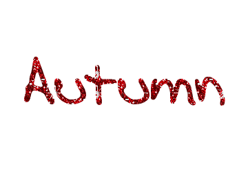 text autumn automne - 免费动画 GIF