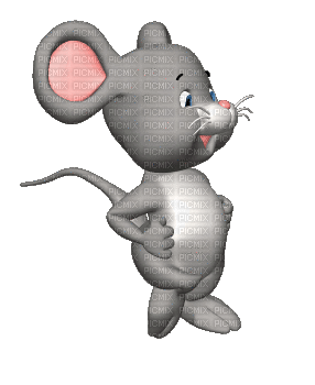 une souris qui coure - 免费动画 GIF
