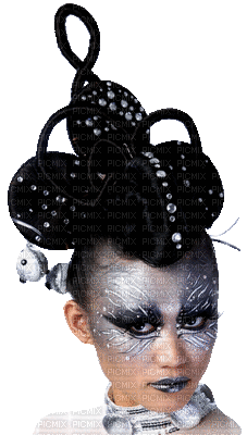 portrait de femme maquillée.cheyenne63 - GIF animasi gratis