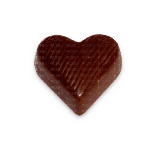 Chocolate Brown Heart - Bogusia - besplatni png