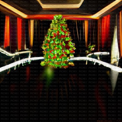 Black Christmas Party Room - PNG gratuit