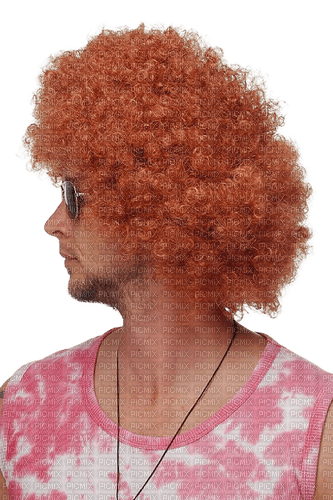 Kaz_Creations Man-Homme-Wig - 無料png