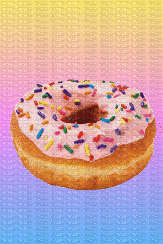 donut - GIF animasi gratis