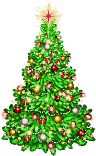 christmas tree by nataliplus - 免费PNG