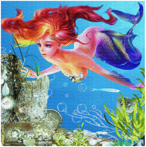 meerjungfrau mermaid milla1959 - Бесплатный анимированный гифка