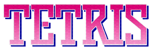 Tetris Text - PNG gratuit