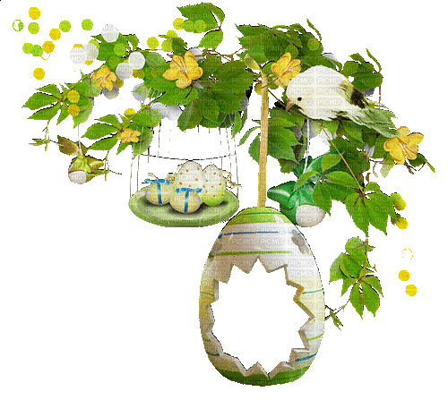Easter/dekoration - Ilmainen animoitu GIF