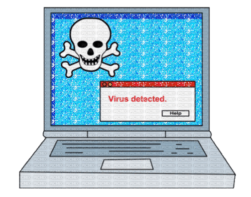 Virus Detected - Gratis animerad GIF