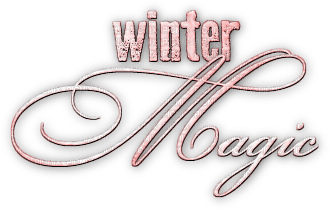 soave text winter magic pink - 無料png
