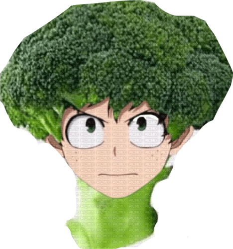 Deku broccoli meme - безплатен png