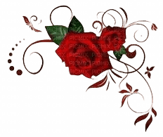 frame angolo rose - ilmainen png