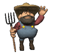 Agricultor - GIF animado gratis