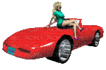 Ferrari rouge - Darmowy animowany GIF