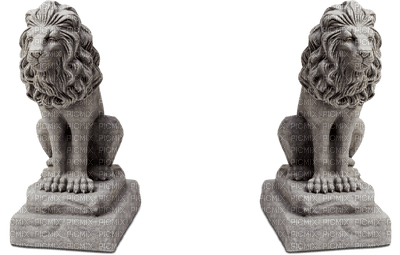 Kaz_Creations Lion Statues - png ฟรี