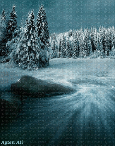 Background Winter - Nemokamas animacinis gif