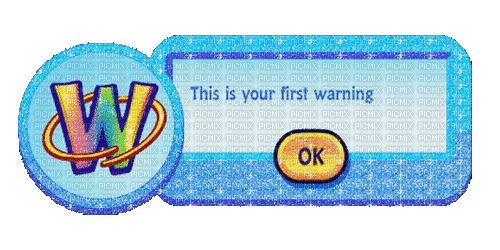 Webkinz Warning - Darmowy animowany GIF