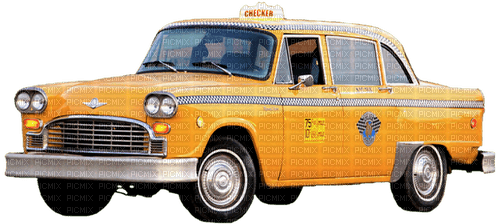 yellow taxi cab New York sunshine3 - darmowe png