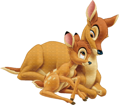 bambi mother 🦌 friend movie Disney - Free PNG
