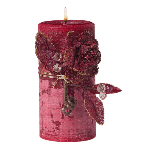 gala Christmas candle - gratis png