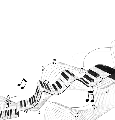 Music.Musique.Piano.Notes.Victoriabea - PNG gratuit