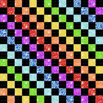 rainbow checker bg - Zdarma animovaný GIF
