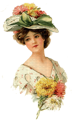 femme chapeau - фрее пнг