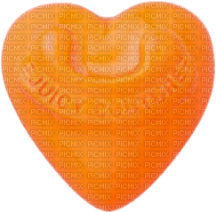 orange Juicy Couture heart - png gratis