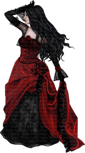 GOTHIC WOMAN - ilmainen png