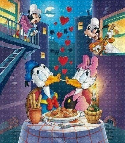 Donald & Daisy Duck - ingyenes png