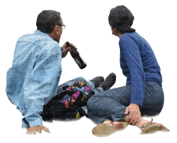 couple-sitter - darmowe png