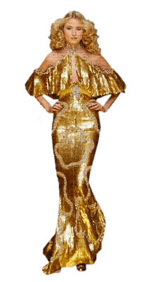 gold woman bp - PNG gratuit